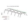 Pro Series 70'x14x12 Batting Cage #45 Net and Frame - Image 2